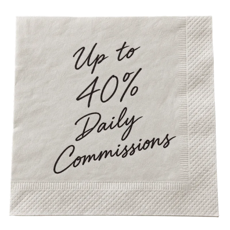 Up to 40% daily commissions